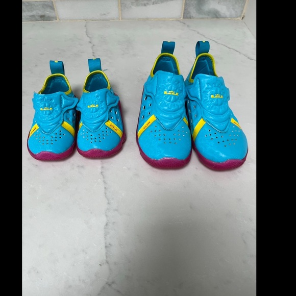 🔥3 Day Price Drop 🔥 2020 Lebron 17 Dunked TD South Beach Toddler size 4 C - Picture 4 of 12